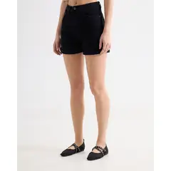 SEVEN SEVEN - Short Mujer Seven Negro Algodón 28190969-10