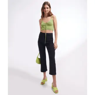 SEVEN SEVEN - Pantalon Mujer Seven Negro Poliéster 28071609-10