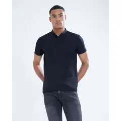SEVEN SEVEN - Polo Para Hombre Cuello Mao Color Negro Marca #45110792
