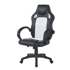 AKIVOY - Silla Gamer Doom En Cuero Sintetico Color Blanca
