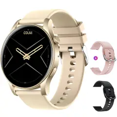COLMI - Smartwatch Para Mujer Dorado Asistente De Voz Reloj Inteligente
