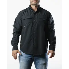 LEKAMP - Camisa outdoor unisex manga larga con protección solar y rápido secado