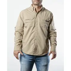 LEKAMP - Camisa outdoor unisex manga larga con protección solar y rápido secado