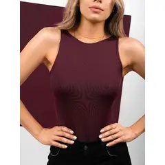 MOLGOA - Body para Mujer Verde Oliva Manga Sisa - Simona Vino