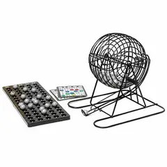 GENERICO - Bingo Juego Mesa Balotas Entretenimiento Balotera X 18 tablas