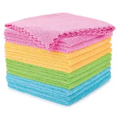 TRIPLE CLEAN - Set de 12 paños de micro fibra
