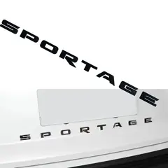 OEM - Accesorios kia sportage emblema letras negras