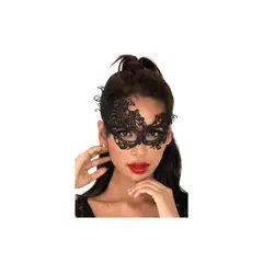 DISTRISEX - Antifaz femenino negro Cortesana Lerot