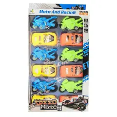 GENERICO - Carros Motos De Impulso Coleccion Juguete Niños X 12 Unid