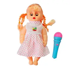 GENERICO - Muñeca Bebe Vestido Microfono Bebe Bolso Juguete Interactivo