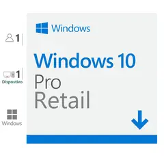 MICROSOFT - Windows 10 Pro Retail 1 PC ESD
