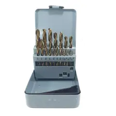 HOPE - Juego De Brocas Para Metal Acero Hss 21pcs 116-38 Pulgadas
