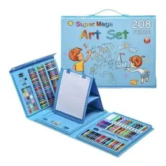 GENERICO - KIT DE DIBUJO PARA NIÑOS COLOR AZUL