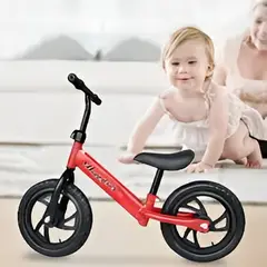 GENERICO - Bicicleta De Impulso Iniciacion Sin Pedales Color rojo