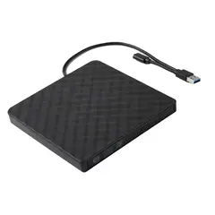GENERICO - Unidad Quemador Lector De Dvd Cd Externa Usb 3.0 Y Tipo C