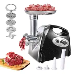 SWISSHOME DR HOFFMAN - Molino Eléctrico Picador De Carne Swisshome 2800w 3 Discos De Corte