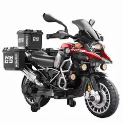 KIDSHOP - Moto Carro Electrica Montable 2 A 6 Años Bluetooth 12v Rojo-