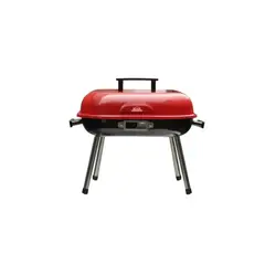HOME ELEMENTS - Asador De Carbón BBQ Rojo HEBBQ9014R