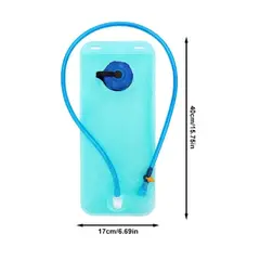 GENERICO - Bolsa para llevar agua de 2 LT respuesto vejiga de maleta