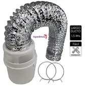 INDOOR - Ducto Para Secadora Con Recipiente Atrapa Pelusas
