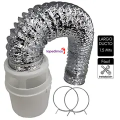 INDOOR - Ducto Para Secadora Con Recipiente Atrapa Pelusas