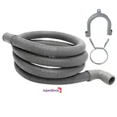 GENERICO - Manguera Desague Drenaje 3 Metros Para Lavadoras