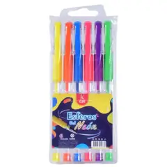 KLIPP - Boligrafo Gel Neon X 6 Und Ref Bl004-10s