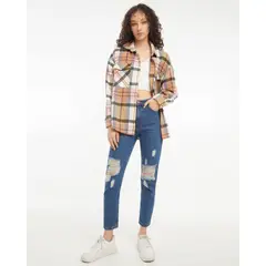 SEVEN SEVEN - Jean Para Mujer Mom Color Azul Marca #28160695