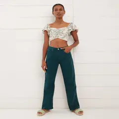 SEVEN SEVEN - Jean Para Mujer Boot Cut Color Esmeralda Marca #28160774