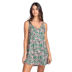 LEONISA - Vestido corto de playa con cargaderas dobles