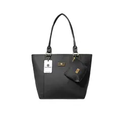 KARLA CHACON - Bolso Dama Cartera Mujer Mila Negro