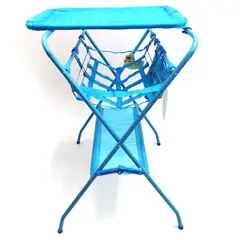 GENERICO - Soporte Bañera Bebe Con Cambiador Niño Azul