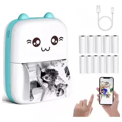 GENERICO - Mini Impresora Térmica Inalámbrica Portátil Para Niños
