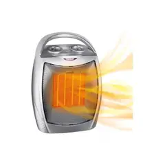 GENERICO - Calentador Espacio Eléctrico Portatil 2 En 1 Con Termostato