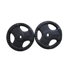 GENERICO - Discos para barra par 10 kilos total 20 kilos