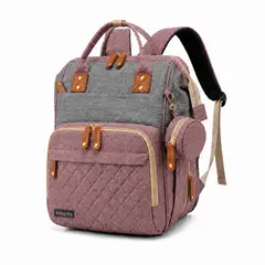STALION - Pañalera Morral Multifuncional Bolsillos Termicos Y Usb