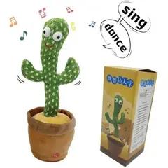 SKY - Cactus Bailarin Imita Voz Musical Bailarin Juguete Felpa