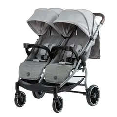 GENERICO - Coche Gemelar Ebaby Con Cubre pies Capota Expandible