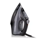 Hamilton Beach - Plancha con vapor Vertical 14105 Negro Gris