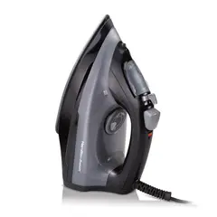 HAMILTON BEACH - Plancha con vapor Vertical 14105 Negro Gris
