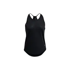 UNDER ARMOUR - Camiseta Mujer STREAKER TANK-BLK Negro