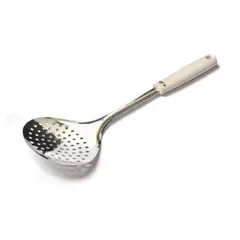 PRESS - Espumadera de Cocina en Acero Inoxidable 76301 Blanco