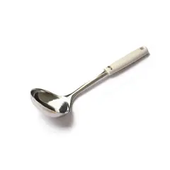 PRESS - Cucharón de Cocina en Acero Inoxidable 76302 Blanco