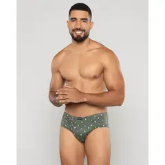 REYMON - Pantaloncillo clásico estampado con bragueta later ref 2010