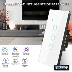 GENERICO - Interruptor de Luz Inteligente Smart switch Compatible Alexa