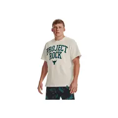 UNDER ARMOUR - Camiseta Blanco Hombre PJT ROCK HW TERRY T 1377435-130-022 UNDER ARMOUR.