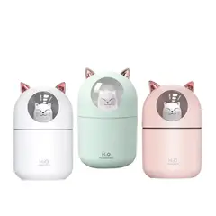 SHEN HUANG - Difusor Humidificador De Aroma Gato Luz Led Mas Obsequio