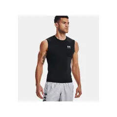 UNDER ARMOUR - Camiseta Hombre HG ARMOUR COMP SL Negro