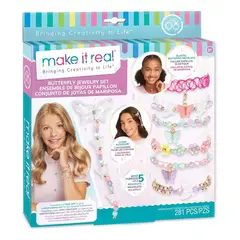 MAKE IT REAL - Set De Creación De Pulseras Mariposa Mágicas Para Niñas