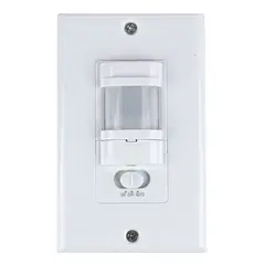 GENERICO - Sensor Pared Detector Movimiento Infrarrojo 180° Corriente